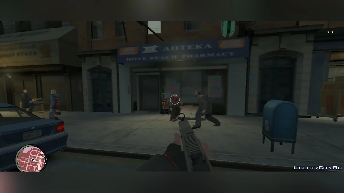 Вид от \"первого лица\" V1.22 / GTA 4