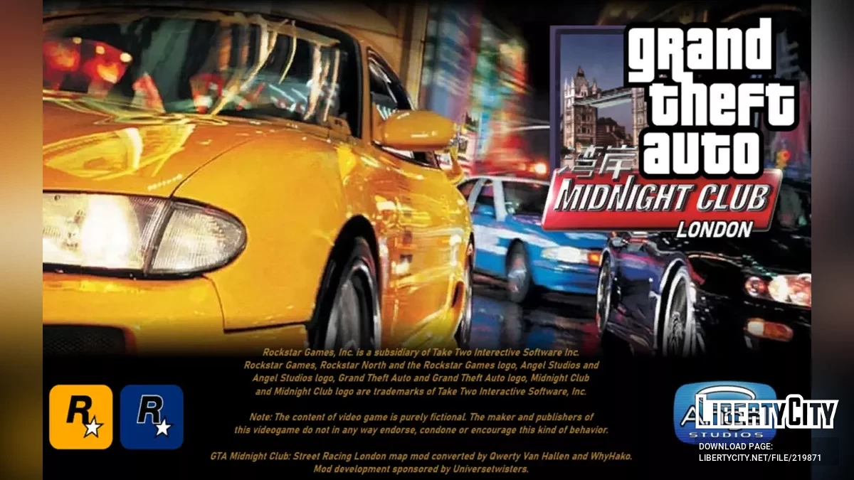 Grand Theft Auto - Midnight Club London / GTA San Andreas